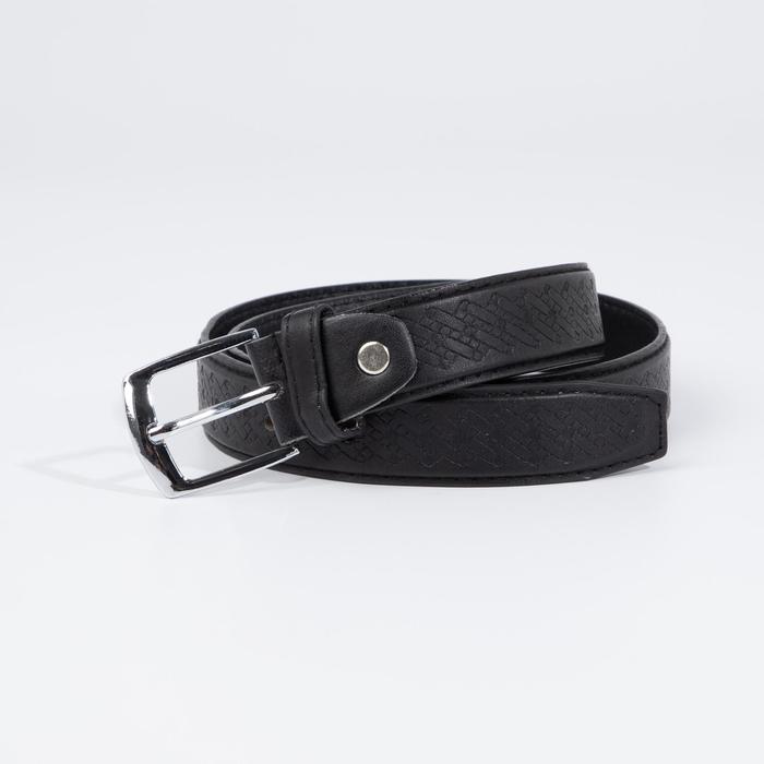 Ремень детский, ширина 3 см, винт, пряжка металл, цвет чёрный
Ремень детский, ширина 3 см, винт, пряжка металл, цвет чёрный