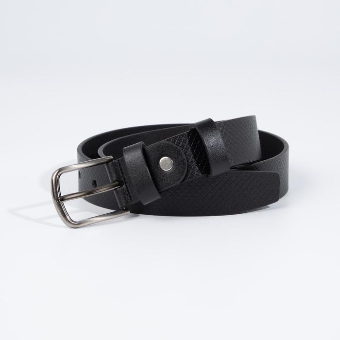 Ремень детский, ширина 3 см, винт, пряжка металл, цвет чёрный
Ремень детский, ширина 3 см, винт, пряжка металл, цвет чёрный