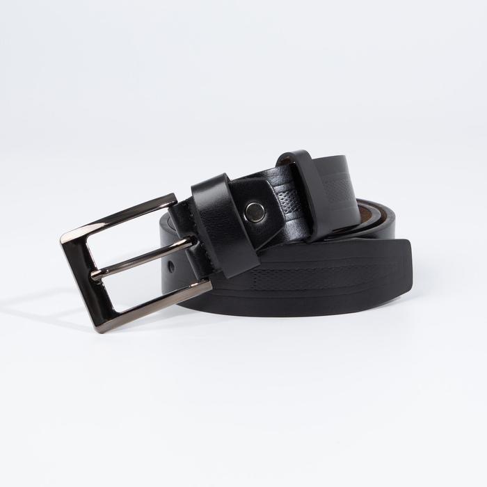 Ремень мужской, ширина 4 см, винт, пряжка металл, цвет чёрный
Ремень мужской, ширина 4 см, винт, пряжка металл, цвет чёрный