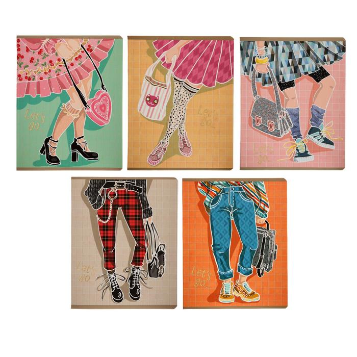 Тетрадь 48 листов в клетку Lets school, обложка мелованный картон, матовая ламинация, тиснение фольгой, блок офсет, МИКС
Тетрадь 48 листов в клетку Lets school, обложка мелованный картон, матовая ламинация, тиснение фольгой, блок офсет, МИКС