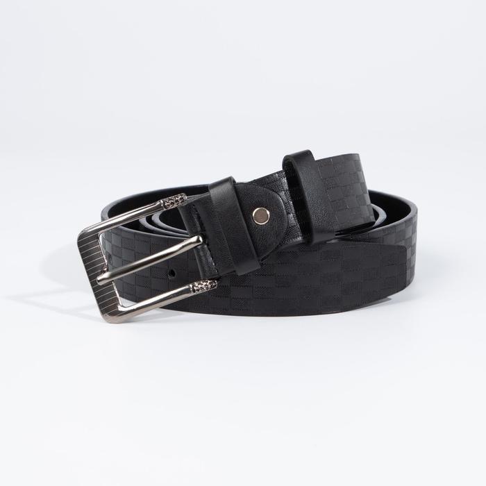 Ремень мужской «Великан», ширина 4 см, винт, пряжка металл, цвет чёрный
Ремень мужской «Великан», ширина 4 см, винт, пряжка металл, цвет чёрный