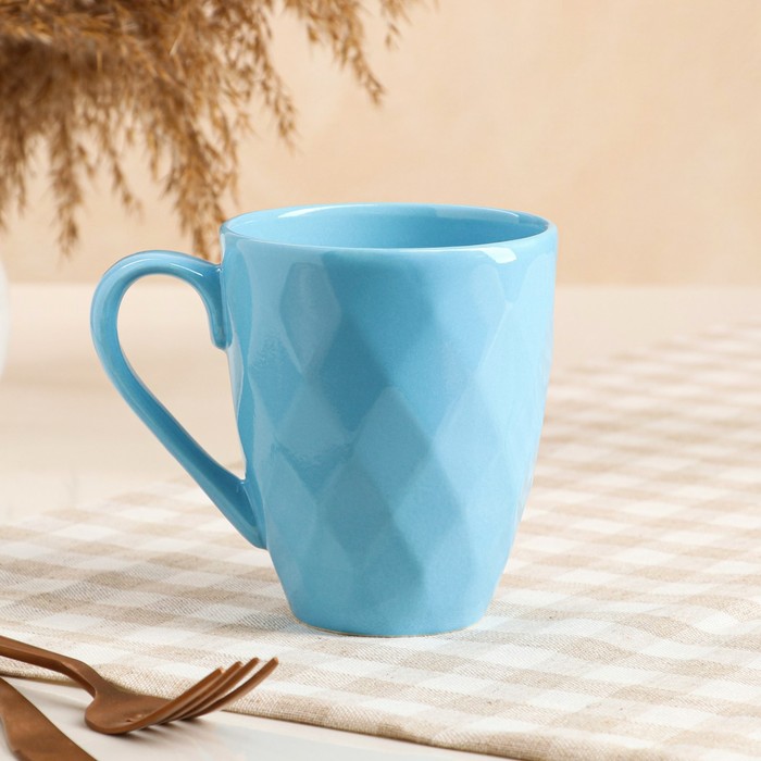 Кружка "Кристалл", голубая, керамика, 0.4 л
Кружка "Кристалл", голубая, керамика, 0.4 л