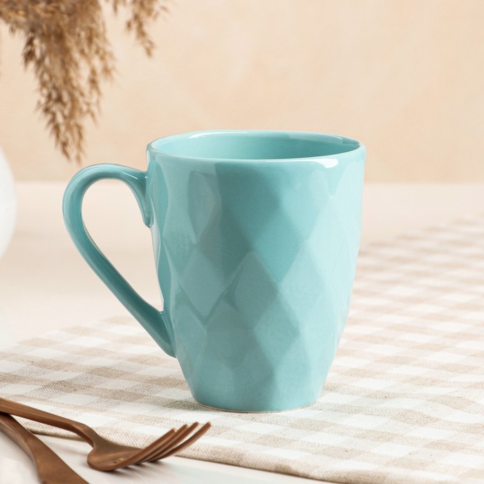 Кружка "Кристалл", бирюзовая, керамика, 0.4 л
Кружка "Кристалл", бирюзовая, керамика, 0.4 л