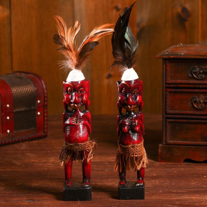 Сувенирный набор "Аборигены" 20 см, 2 шт, албезия
Сувенирный набор "Аборигены" 20 см, 2 шт, албезия