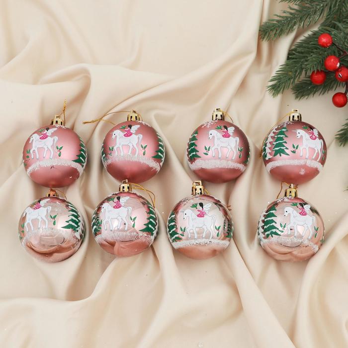 Набор шаров пластик d-6 см, 8 шт "Друг единорог" розовый
Набор шаров пластик d-6 см, 8 шт "Друг единорог" розовый