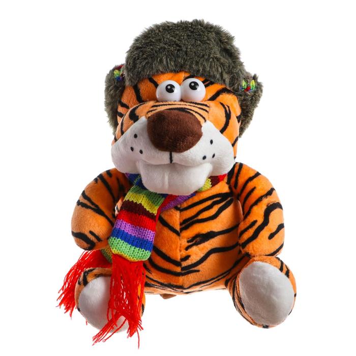 Мягкая игрушка «Тигруля», в шапке-ушанке, 20 см
Мягкая игрушка «Тигруля», в шапке-ушанке, 20 см