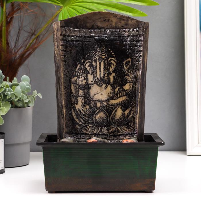 Фонтан настольный от сети "Ганеша у стены с водопадом" 31х15,5х21 см
Фонтан настольный от сети "Ганеша у стены с водопадом" 31х15,5х21 см