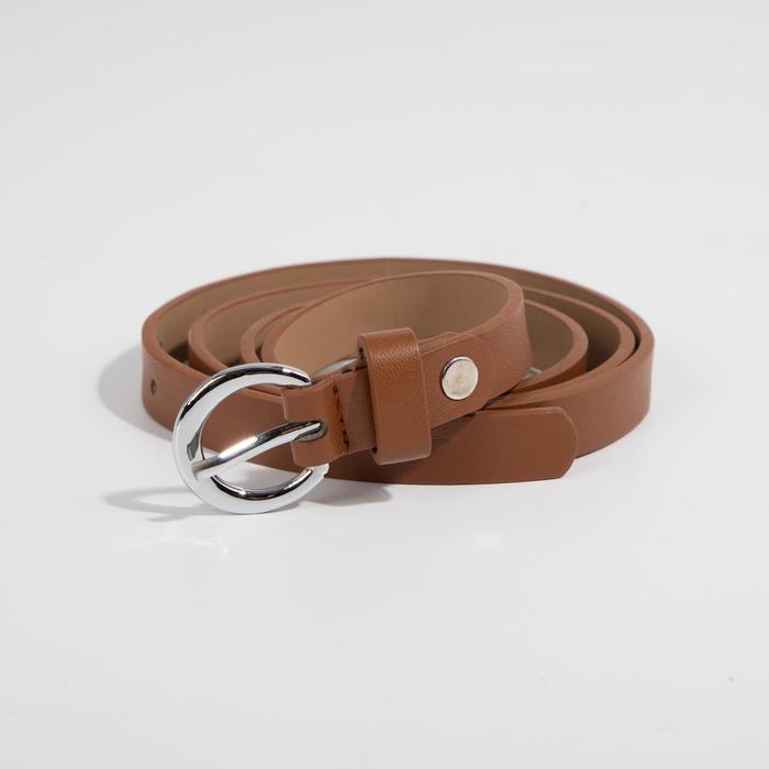 Ремень женский, ширина 1,5 см, винт, пряжка металл, цвет рыжий 
Ремень женский, ширина 1,5 см, винт, пряжка металл, цвет рыжий