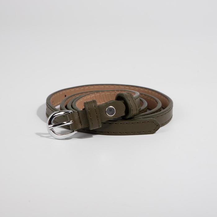 Ремень женский, ширина 1,4 см, винт, пряжка металл, цвет хаки
Ремень женский, ширина 1,4 см, винт, пряжка металл, цвет хаки