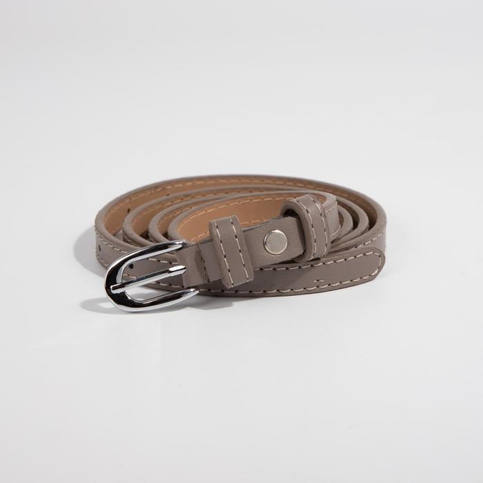 Ремень женский, ширина 1,4 см, винт, пряжка металл, цвет серый
Ремень женский, ширина 1,4 см, винт, пряжка металл, цвет серый