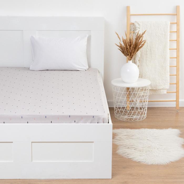 Простыня на резинке LoveLife "Штрих" 180*200*25 см, 100% хлопок, поплин, 125 г/м²
Простыня на резинке LoveLife "Штрих" 180*200*25 см, 100% хлопок, поплин, 125 г/м²