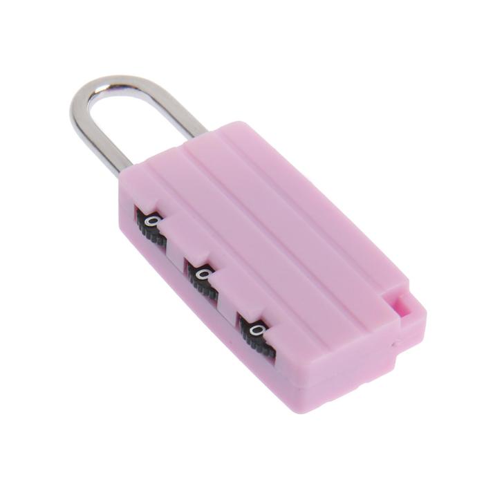 Замок навесной кодовый ТУНДРА, цвет светло-фиолетовый
Замок навесной кодовый ТУНДРА, цвет светло-фиолетовый