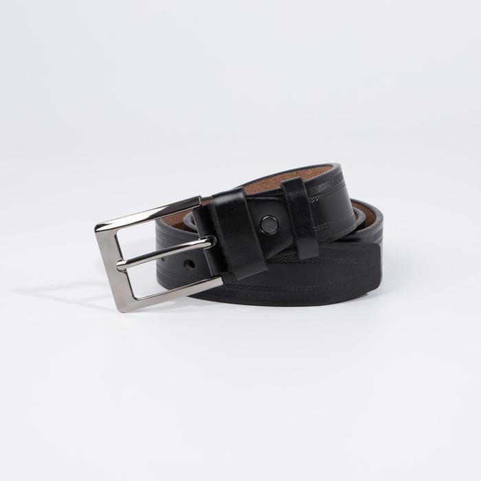 Ремень мужской, ширина 4 см, винт, пряжка металл, цвет чёрный
Ремень мужской, ширина 4 см, винт, пряжка металл, цвет чёрный