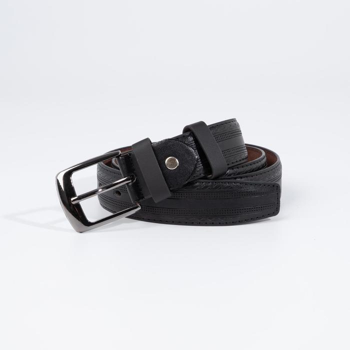 Ремень мужской, ширина 3,5 см, винт, пряжка металл, цвет чёрный
Ремень мужской, ширина 3,5 см, винт, пряжка металл, цвет чёрный