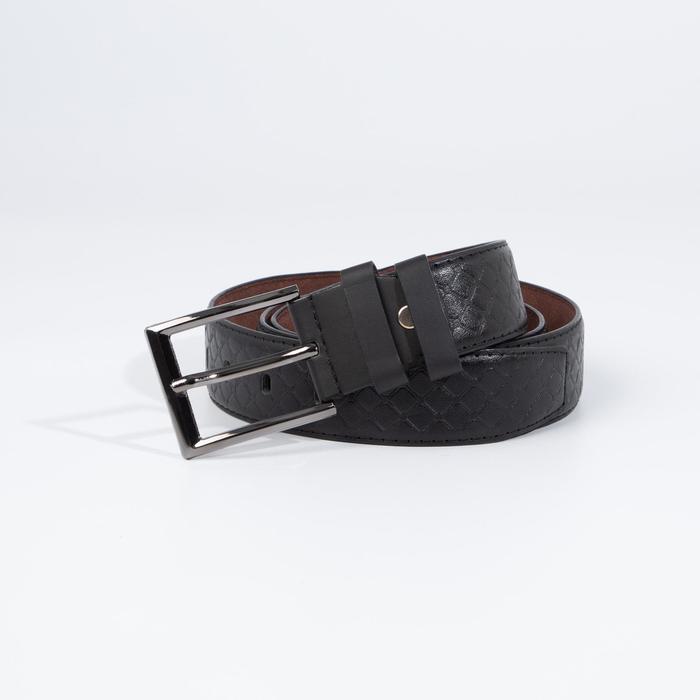 Ремень мужской, ширина 4 см, винт, пряжка металл, цвет чёрный
Ремень мужской, ширина 4 см, винт, пряжка металл, цвет чёрный