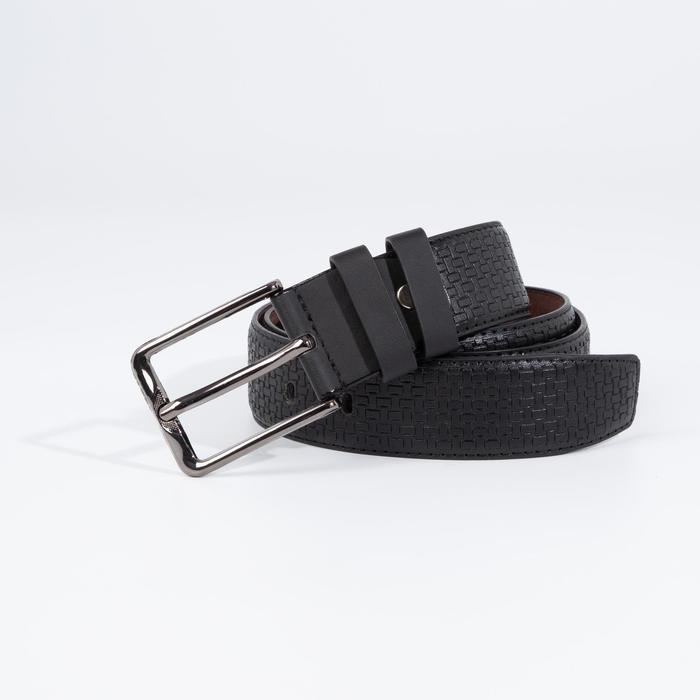 Ремень мужской, ширина 4 см, винт, пряжка металл, цвет чёрный
Ремень мужской, ширина 4 см, винт, пряжка металл, цвет чёрный