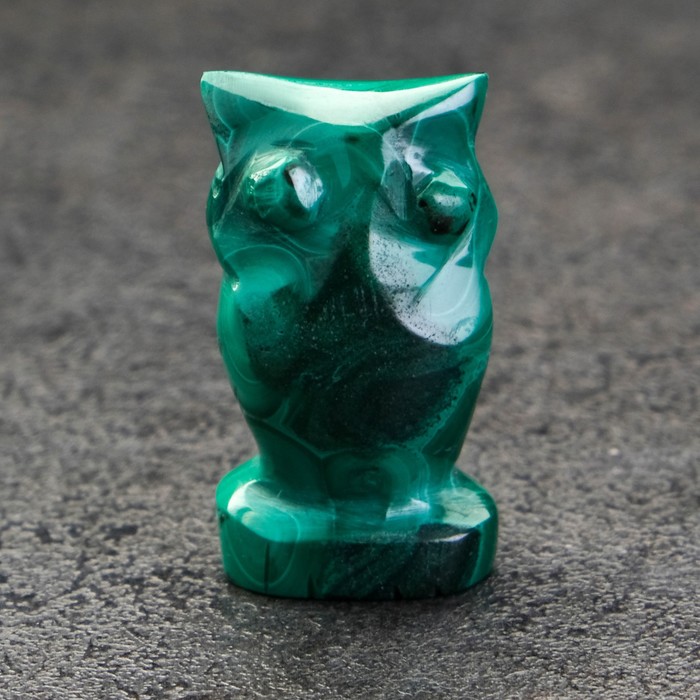 Сувенир "Сова", средняя, натуральный малахит
Сувенир "Сова", средняя, натуральный малахит