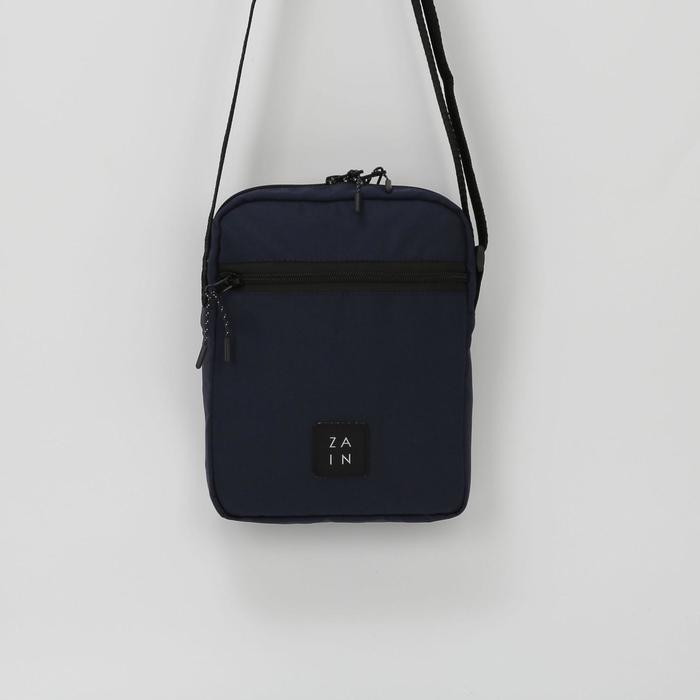 Сумка, отдел на молнии, наружный карман, цвет тёмно-синий
Сумка, отдел на молнии, наружный карман, цвет тёмно-синий