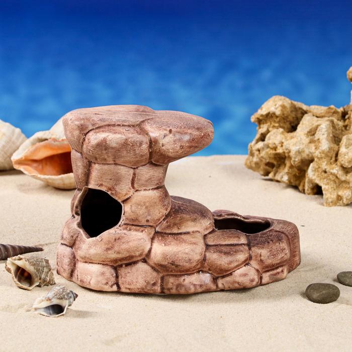 Декорация для аквариума "Развалины", тёмно-коричневая, 17х12х11 см
Декорация для аквариума "Развалины", тёмно-коричневая, 17х12х11 см