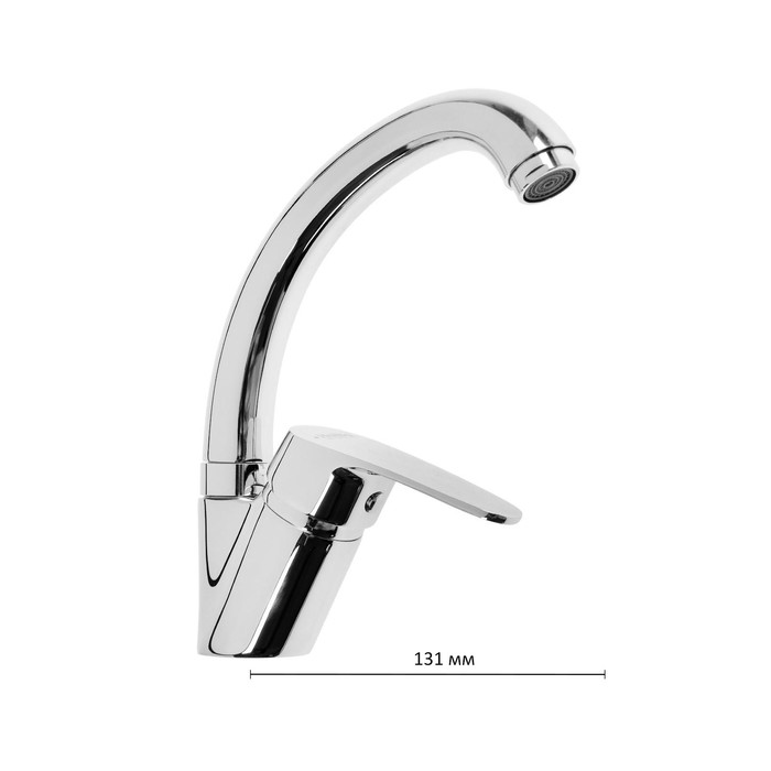 Смеситель для кухни Haiba HB1216, однорычажный, медь, хром
Смеситель для кухни Haiba HB1216, однорычажный, медь, хром