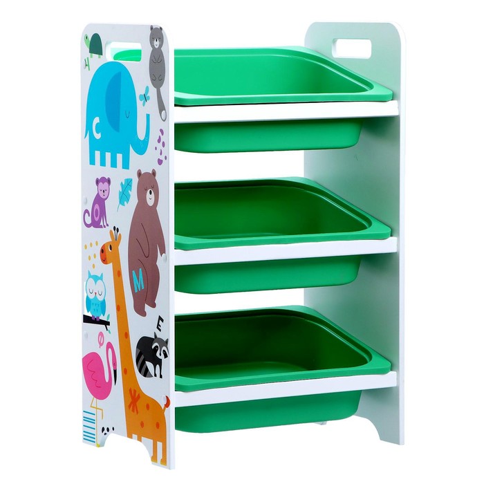 Стеллаж с контейнерами «Зверята»
Стеллаж с контейнерами «Зверята»