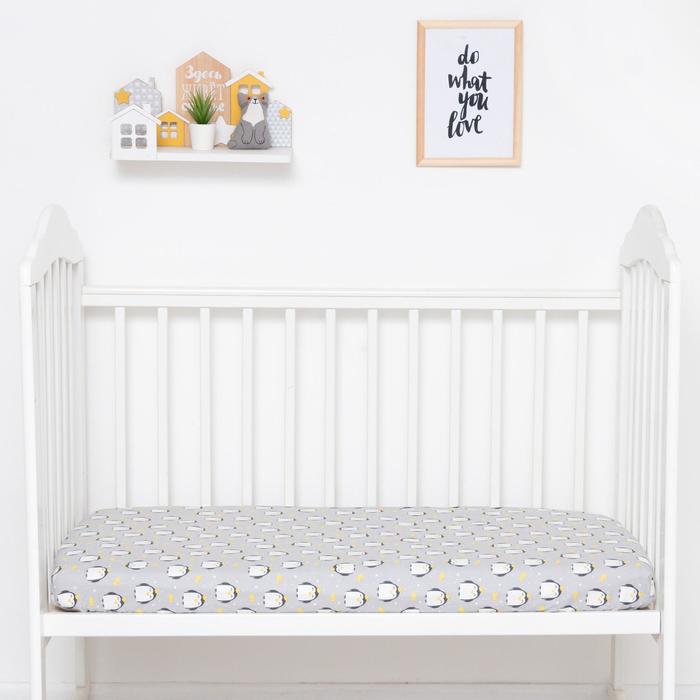 Простыня на резинке "LoveLife" Пингвины 60*120+20 см, 100 % хлопок, сатин
Простыня на резинке "LoveLife" Пингвины 60*120+20 см, 100 % хлопок, сатин