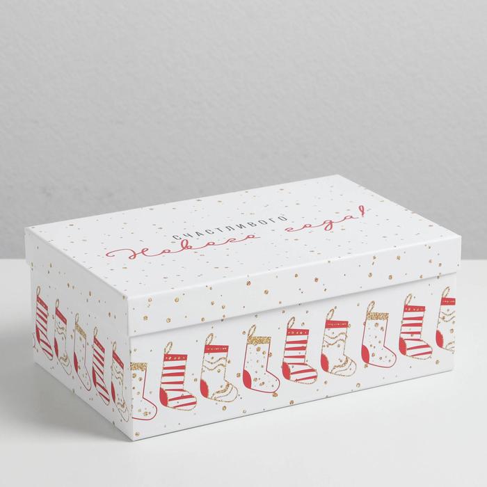 Коробка подарочная «Блеск нового года», 24 × 15.5 × 9.5 см
Коробка подарочная «Блеск нового года», 24 × 15.5 × 9.5 см