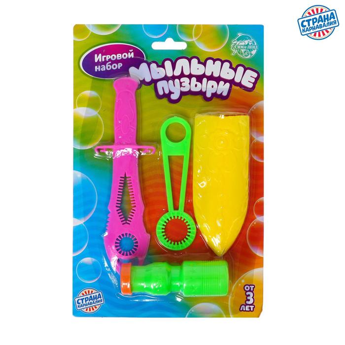 Мыльные пузыри + инструменты для игры, МИКС
Мыльные пузыри + инструменты для игры, МИКС