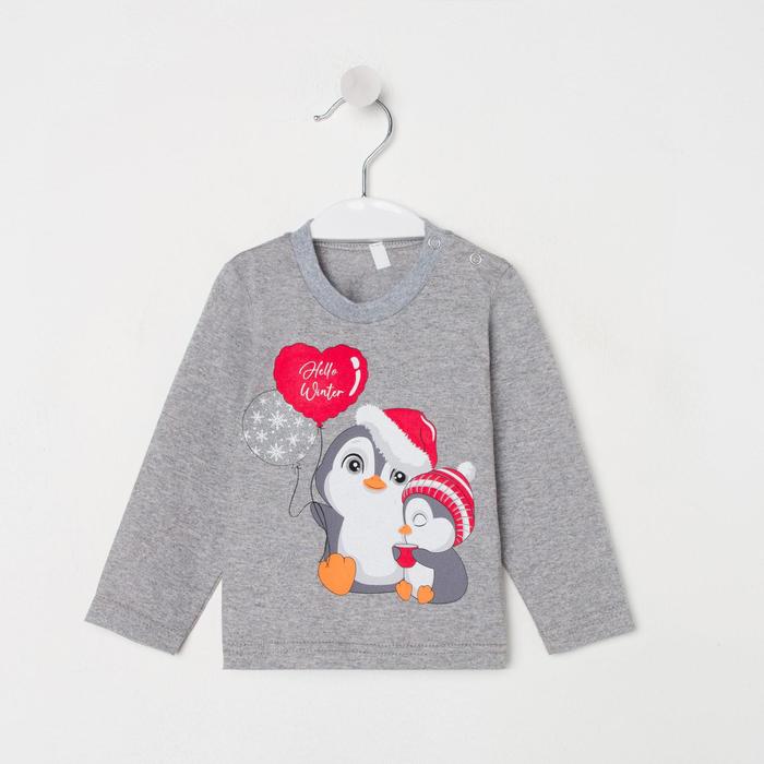 Лонгслив детский, цвет серый, рост 80 см
Лонгслив детский, цвет серый, рост 80 см