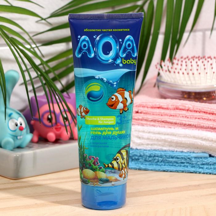 Шампунь и гель для душа для мальчиков с морскими минералами, AQA Baby Kids, 250 мл
Шампунь и гель для душа для мальчиков с морскими минералами, AQA Baby Kids, 250 мл
