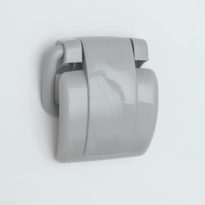 фото Держатель для туалетной бумаги, цвет серый альтернатива