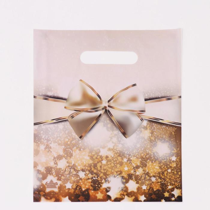 Пакет "Золотое мерцание", полиэтиленовый с вырубной ручкой, 30 х 23 см, 30 мкм
Пакет "Золотое мерцание", полиэтиленовый с вырубной ручкой, 30 х 23 см, 30 мкм