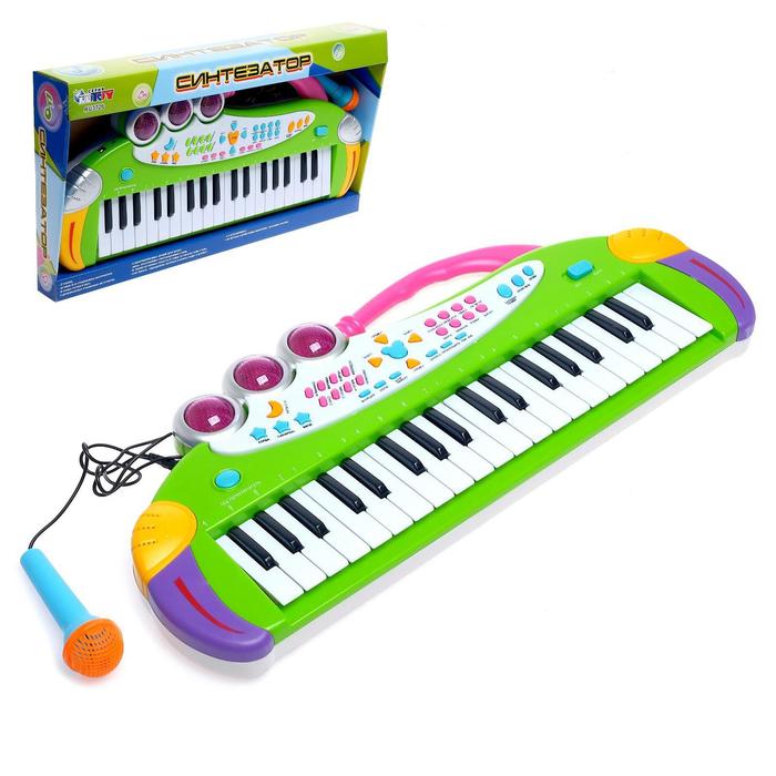 Синтезатор «Поп-звезда», цвет зелёный
Синтезатор «Поп-звезда», цвет зелёный