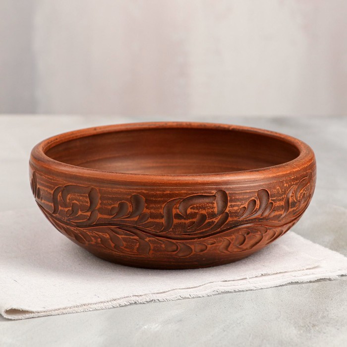 Салатник "Бархат", декор, красная глина, 1 л
Салатник "Бархат", декор, красная глина, 1 л