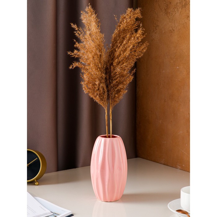 Ваза керамическая "Зефир", настольная, розовая, 20 см
Ваза керамическая "Зефир", настольная, розовая, 20 см