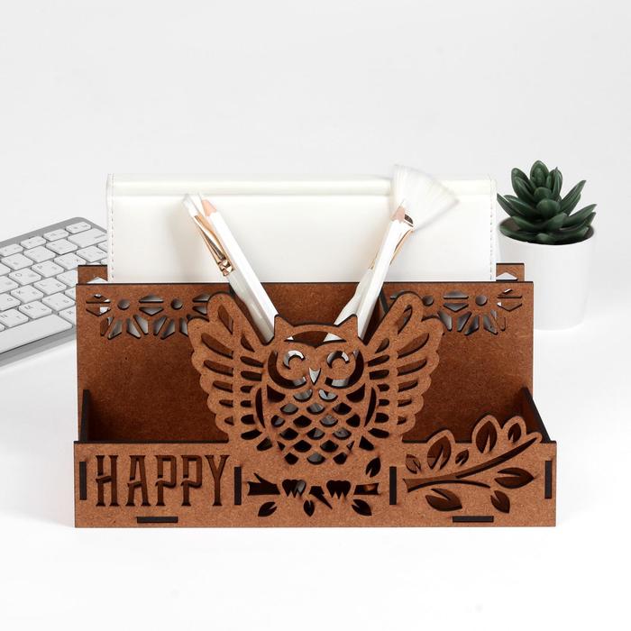 Органайзер карандашница с отсеком под бумаги "Сова", 24х12,4 х 11,4 см.
Органайзер карандашница с отсеком под бумаги "Сова", 24х12,4 х 11,4 см.