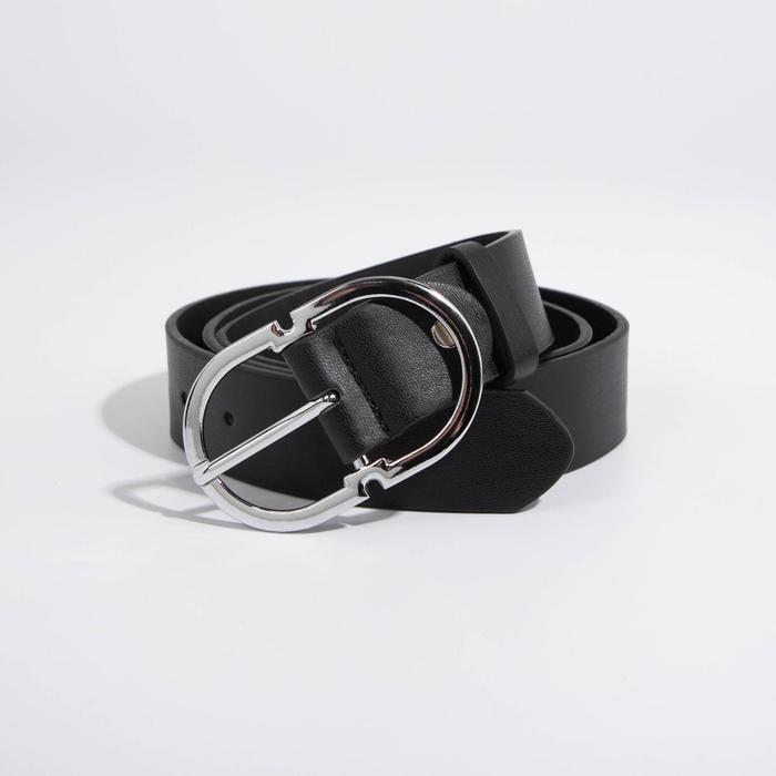 Ремень женский, ширина 3,5 см, винт, пряжка металл, цвет чёрный
Ремень женский, ширина 3,5 см, винт, пряжка металл, цвет чёрный