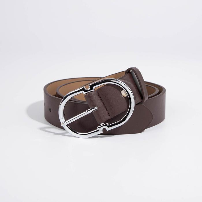 Ремень женский, ширина 3,5 см, винт, пряжка металл, цвет коричневый
Ремень женский, ширина 3,5 см, винт, пряжка металл, цвет коричневый