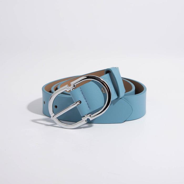Ремень женский, ширина 3,5 см, винт, пряжка металл, цвет голубой
Ремень женский, ширина 3,5 см, винт, пряжка металл, цвет голубой