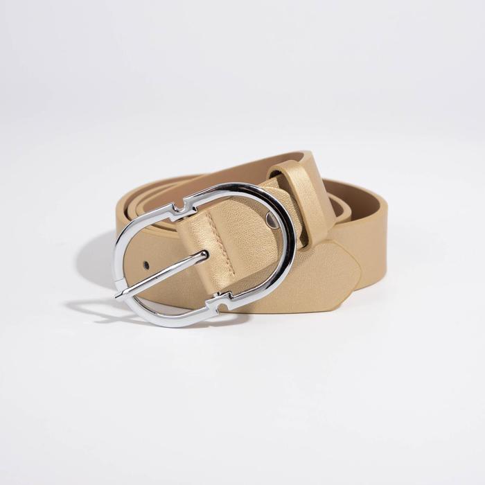 Ремень женский, ширина 3,5 см, винт, пряжка металл, цвет золотистый
Ремень женский, ширина 3,5 см, винт, пряжка металл, цвет золотистый