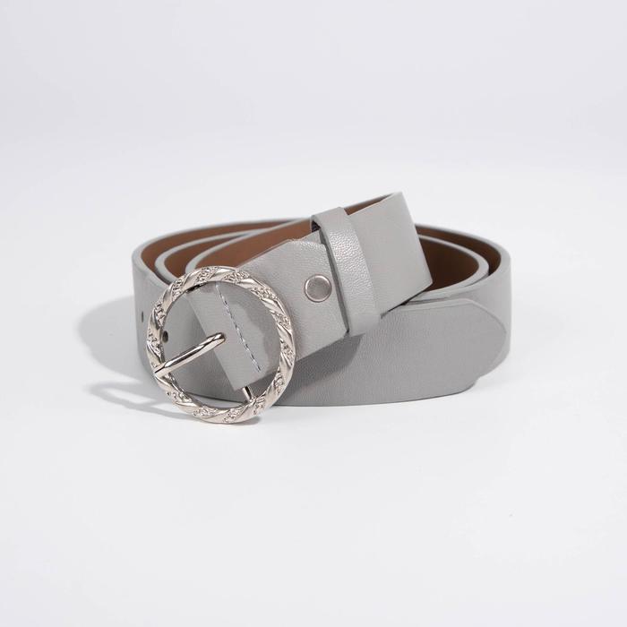 Ремень женский, ширина 3,5 см, винт, пряжка металл, цвет серый
Ремень женский, ширина 3,5 см, винт, пряжка металл, цвет серый