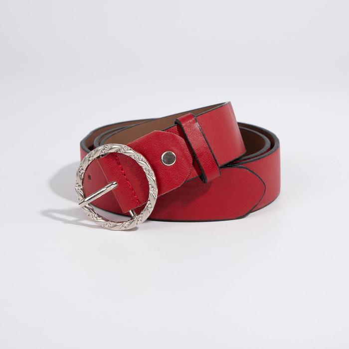 Ремень женский, ширина 3,5 см, винт, пряжка металл, цвет красный
Ремень женский, ширина 3,5 см, винт, пряжка металл, цвет красный