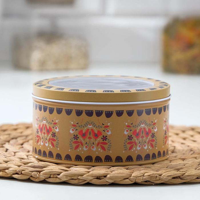 Банка для сыпучих продуктов «Птицы», 13,5×7 см, с окном в крышке, цвет бежевый
Банка для сыпучих продуктов «Птицы», 13,5×7 см, с окном в крышке, цвет бежевый