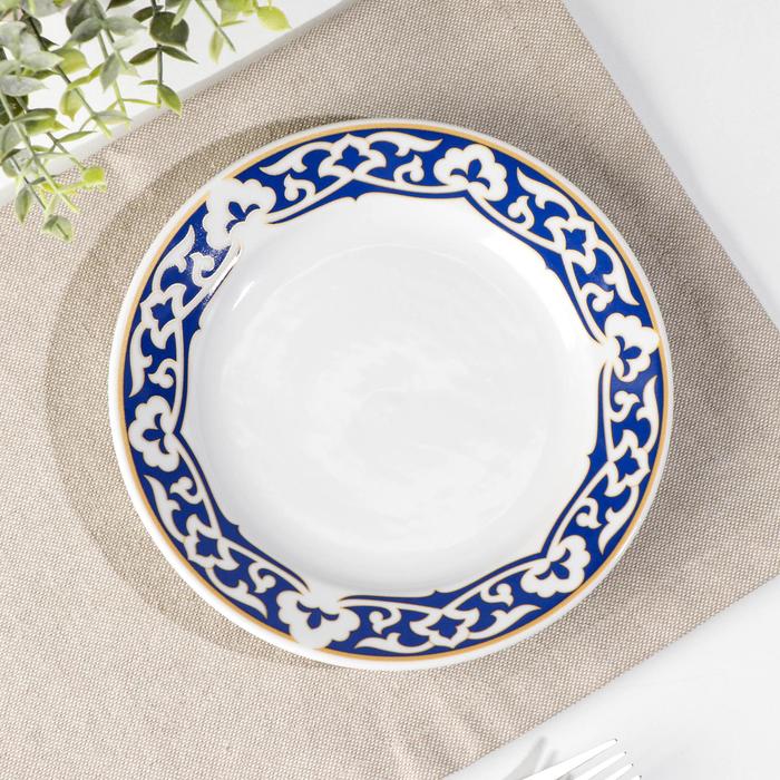 Тарелка мелкая «Синяя Пахта», d=17,5 см, гладкий край
Тарелка мелкая «Синяя Пахта», d=17,5 см, гладкий край