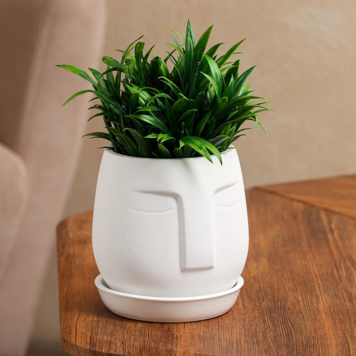 Горшок для цветов "Спящий" , муар, белый, 1,2 л
Горшок для цветов "Спящий" , муар, белый, 1,2 л