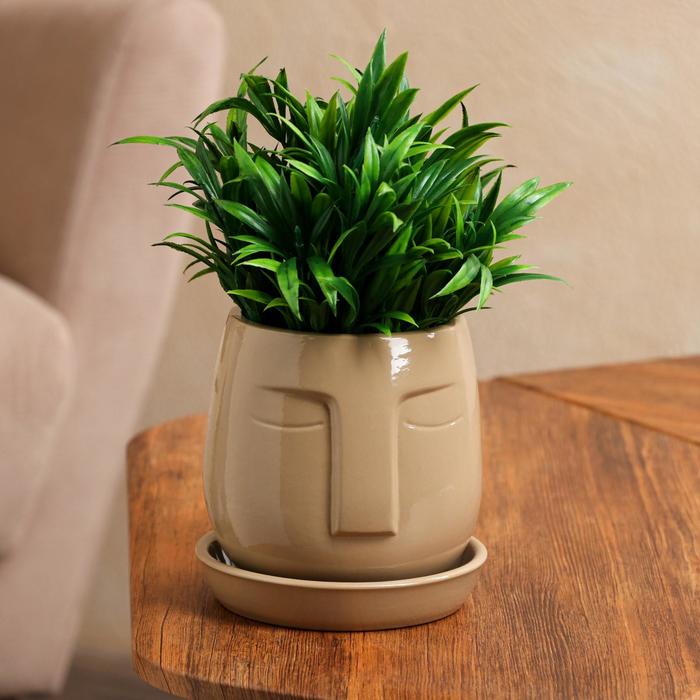 Горшок для цветов "Спящий", капучино, глянец, керамика, 1.2 л
Горшок для цветов "Спящий", капучино, глянец, керамика, 1.2 л