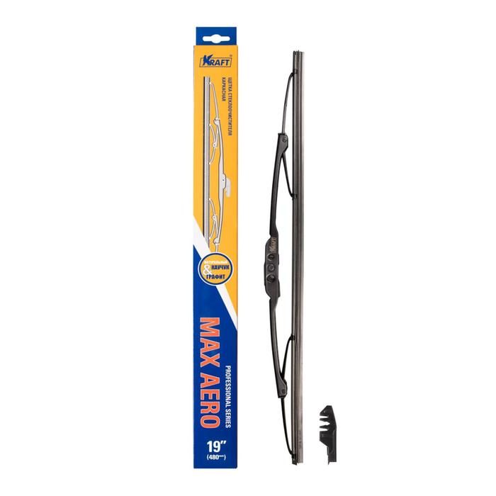 Каркасная щетка стеклоочистителя 480мм, 2 адаптера
Каркасная щетка стеклоочистителя 480мм, 2 адаптера