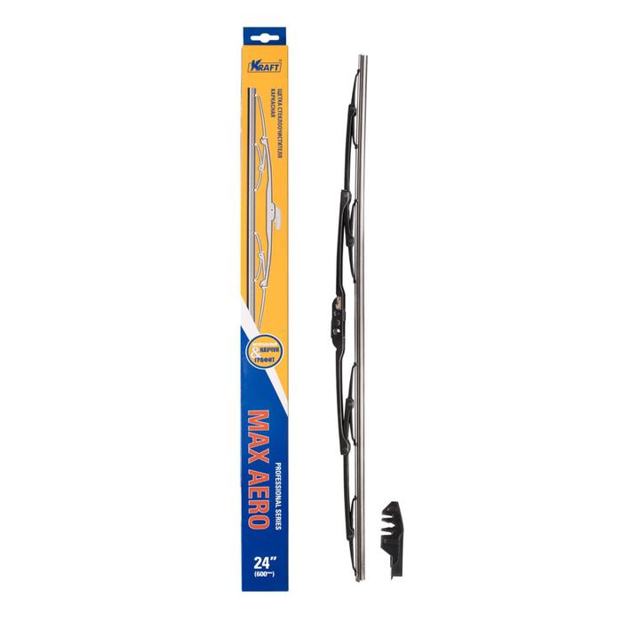 Каркасная щетка стеклоочистителя 600мм, 2 адаптера
Каркасная щетка стеклоочистителя 600мм, 2 адаптера