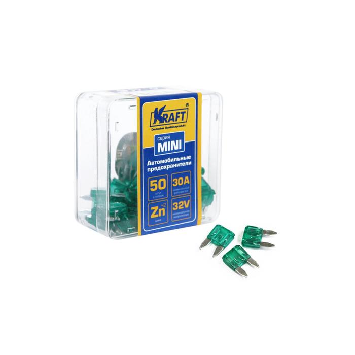 Набор предохранителей 30 А, "MINI" 50 шт, пластиковый корпус
Набор предохранителей 30 А, "MINI" 50 шт, пластиковый корпус