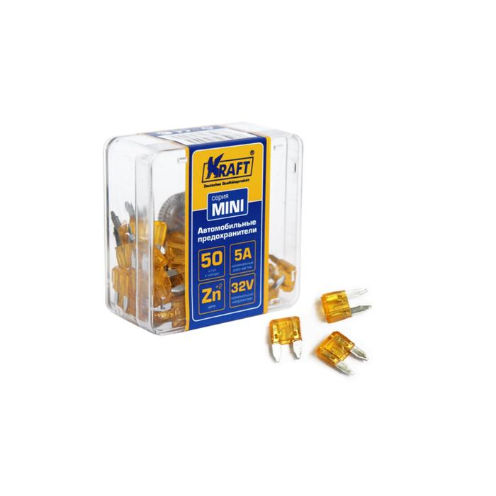 Набор предохранителей 5 А, "MINI" 50 шт, пластиковый корпус
Набор предохранителей 5 А, "MINI" 50 шт, пластиковый корпус